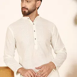 Anouk Men Cotton Straight Kurtas-picture-17