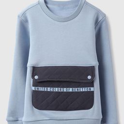 United Colors of Benetton Boys Cotton Colourblocked Sweatshirt-image-80