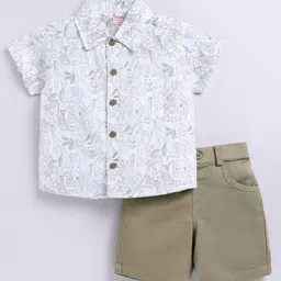 SNUGGLY MONKEY Boys Printed Shirt with Shorts-image-53