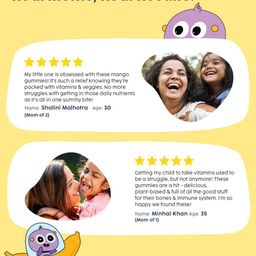 PLIX THE PLANT FIX Set Of 3 SuperTots Multivitamin Gummies- 30 Gummies Each- Pulpy Mango image 3