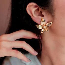 QUERALT Floral Hoop Earrings-picture-22