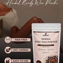 Vaghbhatt Herbal Body Wax Powder for Painless Hair Removal Chocolate Flavour-14