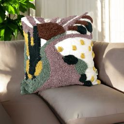 LUSHLYF White & Black Set of 4 Quirky Square Cushion Covers-13