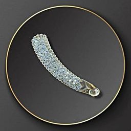 Proplady Women Embellished Banana Clip-46
