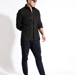 VIVEK KARUNAKARAN Men Open Front Jacket image 1