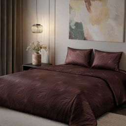 Stoa Paris Brown Floral AC Room 150 GSM Double Bed Comforter-image-40