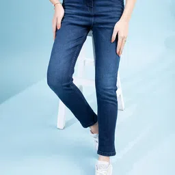 MANTICORE Women Skin Tight Skinny Fit Mid-Rise Jeans-image-72
