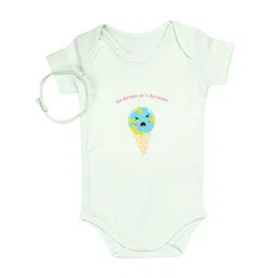 YK Infant Boys Ice Cream Printed Pure Cotton Bodysuit-12