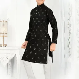 Go Berry Boys Black Clothing Set-16