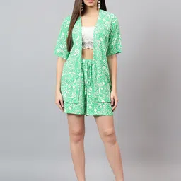 Kotty Printed Shirt & Shorts Co-Ord-image-34