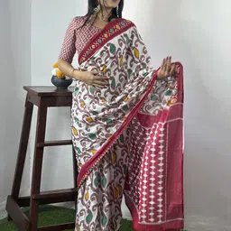 Anouk Rustic Floral Bagh Saree-32