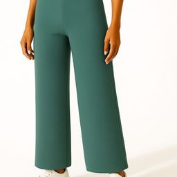 Fabflee Women Wide Leg High-Rise Trousers-picture-10