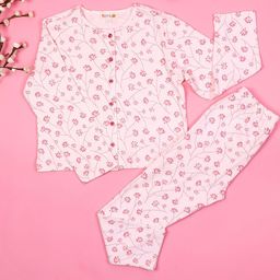TIDY SLEEP Floral Print Mini Dress-19