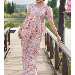 GO BOUJEE Printed Top & Trousers Co-Ord-image-20