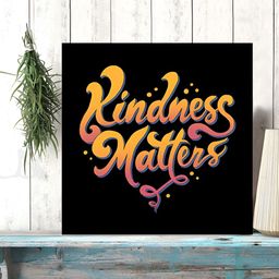 Chaque Decor Black & Mustard Yellow Printed Motivational Quotes Wooden Wall Art-26