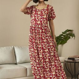 July Printed Maxi Nightdress-image-37
