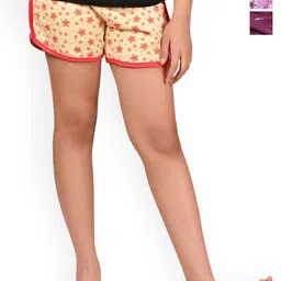 BAESD Girl Pack Of 3 Floral Printed High-Rise Hot Pants-picture-24