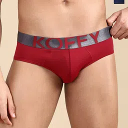 KOFFY Pack Of 2 Bikini Briefs KOFFY_KI51_MRN_NB_2PC-picture-7