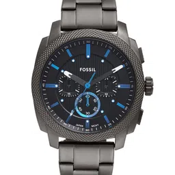 Fossil Men Dial & Stainless Steel Straps Analogue Watch FS6098-19