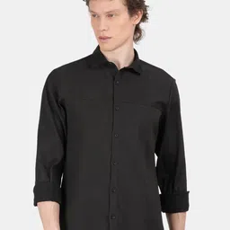 Blu MNKY Men Smart Slim Fit Casual Shirt-image-52