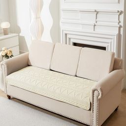 HOUSE OF QUIRK One Seater Anti-Slip Stretch Slipcovers Seat Pad Sofa Mat-picture-27