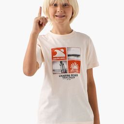 Juniors by Babyshop Boys Typography Printed Round Neck Drop Shoulder Cotton T-shirt-image-8