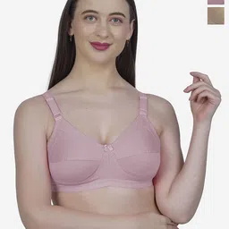SHYAM SONS FLAIR Pack Of 2 Full Coverage Non Padded Bra-picture-35