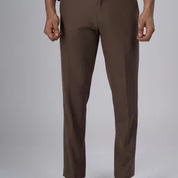 Tailoraedge Men Tailored Tapered Fit Mid-Rise Wrinkle Free Formal Trousers-picture-10