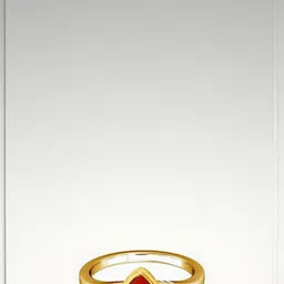 GenZcomplex Adults Unisex Red Copper Finger Ring-11