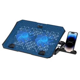 Blue Portronics My Buddy Air 2 Laptop Cooling Pad-8