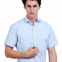 APPEL TOUCH Spread Collar Regular Fit Formal Shirt-image-97