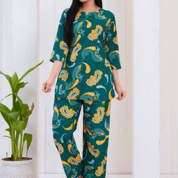SAK JAIPUR Printed Top & Trousers Co-Ords-image-20