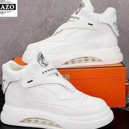 Bizazo Men White Casual Shoes-image-87