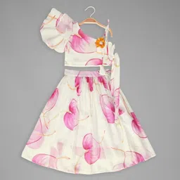 Anneca Girls Patchwork Ready to Wear Lehenga &-picture-14