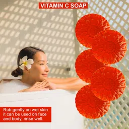 GROOVY Set Of 5 Garlic Glow Vitamin C Bathing Bar - 100 g Each image 2