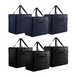 Aura Navy Blue & Black 6 Pieces Multi-Utility Organisers with Handle-8