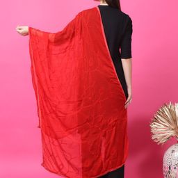 LOOM LEGACY Ethnic Motifs Embroidered Dupatta image 5