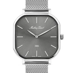 Mathey-Tissot Men Dial & Stainless Steel Bracelet Style Straps Analogue Watch H7917AS-picture-58