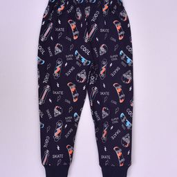 BAESD Kids Printed Cotton Mid-Rise Joggers-image-74