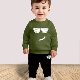 MGRS Unisex Kids Printed Top with Trousers-image-92
