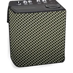 The Furnishing Tree Washing Machine Cover Check Coffee Compatible for LG 9 KG Semi-Automatic Top Lo-image-65
