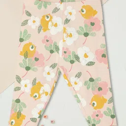 max Infant Girls Printed Ankle-Length Leggings-61
