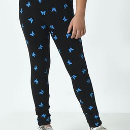 BAESD Girls Printed Pure Cotton Churidar-Length Leggings-picture-22