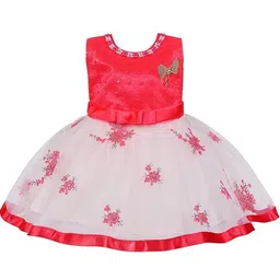 Wish Karo Embellished Embroidered Net Fit & Flare Dress-picture-13