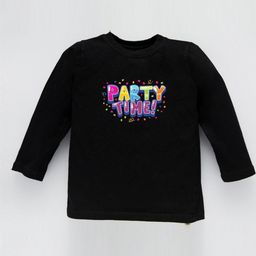 KAVEE Kids Printed Pure Cotton Applique T-shirt-image-40