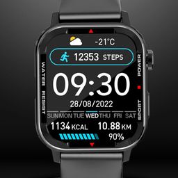 nervfit Phoenix Sports Smartwatch With 1.85" NervX HD Display-19