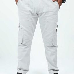 THE BEETEL HOUSE Men Relaxed Cargos Trousers-image-92