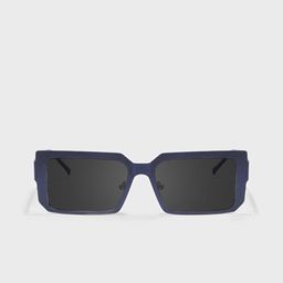 SAM & MARSHALL Unisex Rectangle Sunglasses with Polarised and UV Protected Lens 2956 image 2