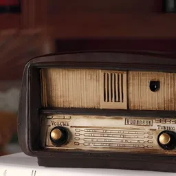 Spiaty Brown Charming Mini Retro Radio Curio Showpiece-picture-6