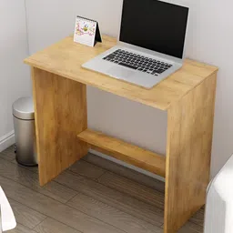 HEXA RED Brown Engineered Wood Study Table For Work From Home Students & Computer Table-24